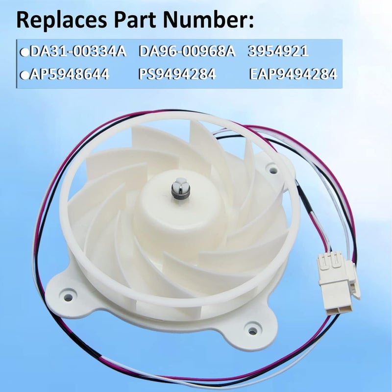 AUGSMIAR DA31-00287B Refrigerator Evaporator Fan Motor for Samsung Refrigerators - Image 4