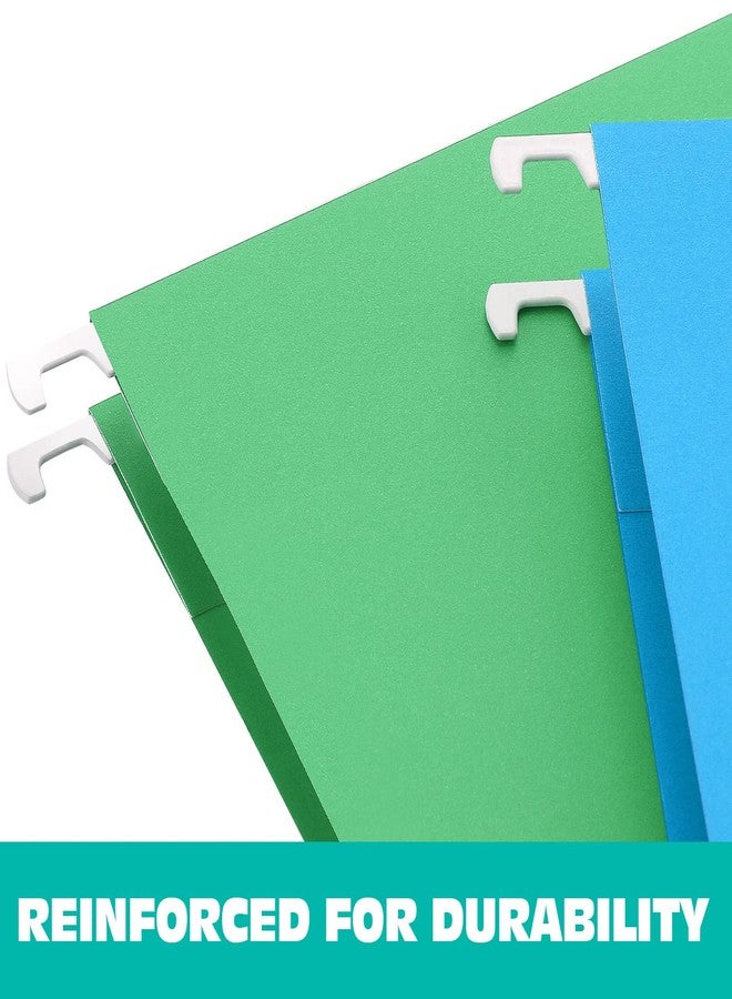 HERKKA Extra Capacity Legal Size Hanging File Folders, 30 Pack Reinforced Legal Size Hanging Folders with Heavy Duty 3 Inch Expansion, Designed for Bulky Files, Medical Charts, Assorted Colors - Image 3