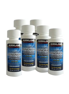 Kirkland Signature 6-Piece Minoxidil Hair Regrowth Treatment 2ounce  - Image 1