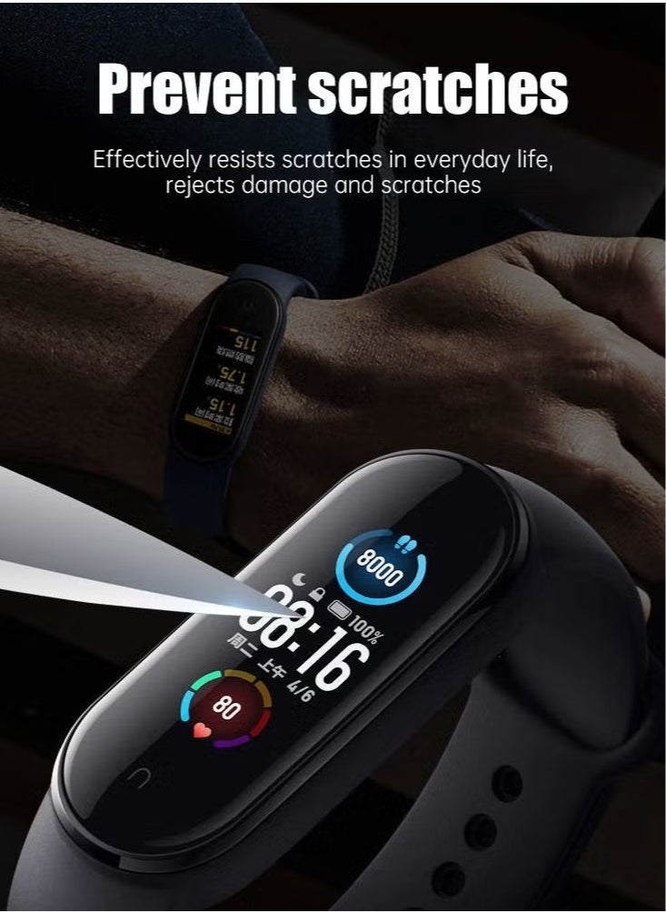 Generic 1 Pack High Definition Multi-Layer Screen Protector For Xiaomi Mi Band 7 【Multi-Layer Process 】【Advanced Nanotechnology】【Refuse Physical Destruction】Protector For Mi Band 7 Clear  - Image 4