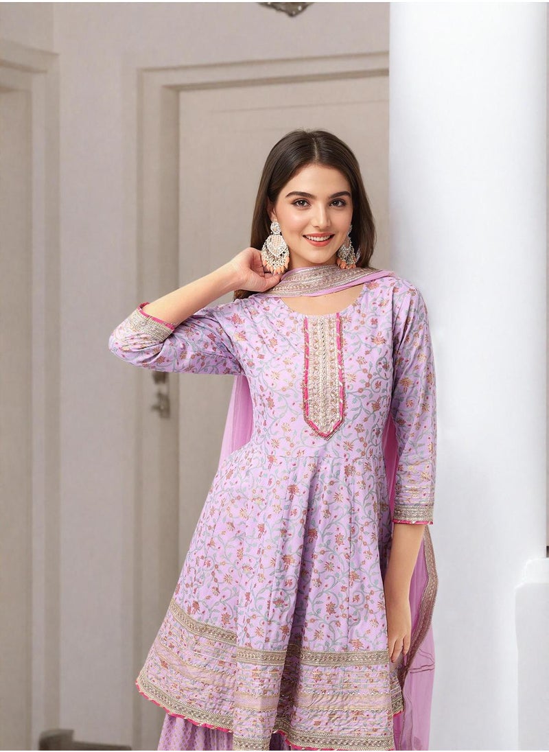 Women Lilac Rayon Kurta Sets 3pcs sets - pzsku/Z9C3E5213A70D66304174Z/45/1741086804/e87c9323-0db8-4b63-b426-3e6a9bcda2f6