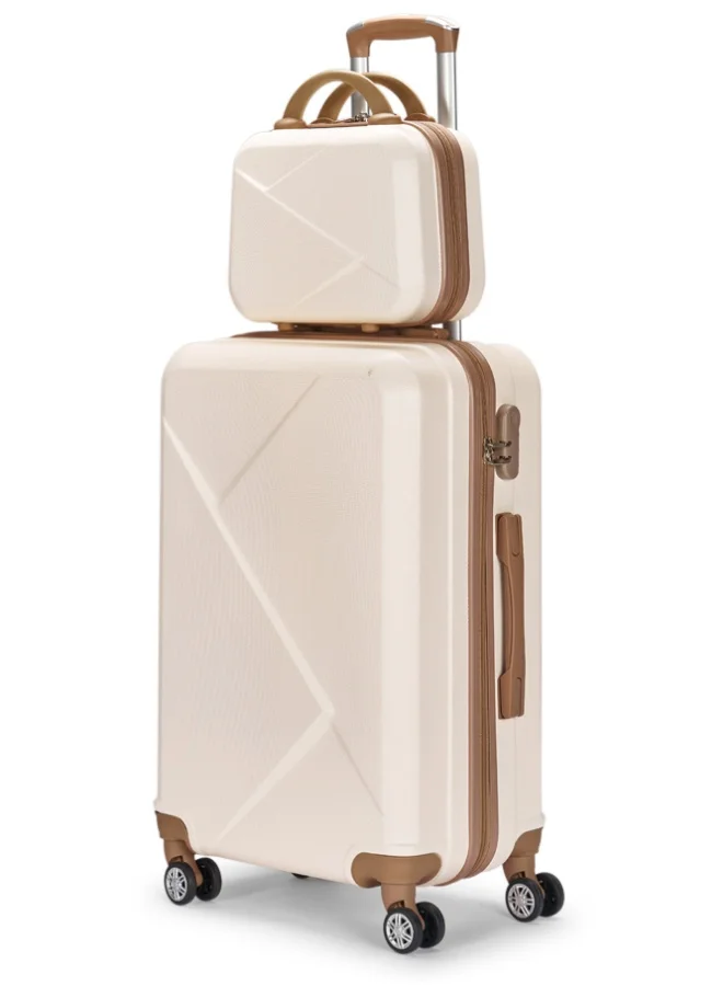 LIMRA Travel bags from limra 4-piece Luggage set beige/gold