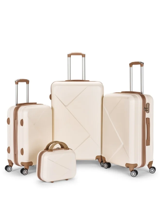 LIMRA Travel bags from limra 4-piece Luggage set beige/gold