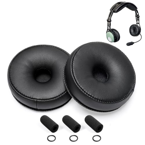 Voarmaks Ear Seals Refresh Kit Compatible with David Clark DC Pro X/X2 Series - Premium Ear Cushions + 3 Mic Covers, Replacement for Enhanced Comfort & Durability in Aviation Headsets - Image 1