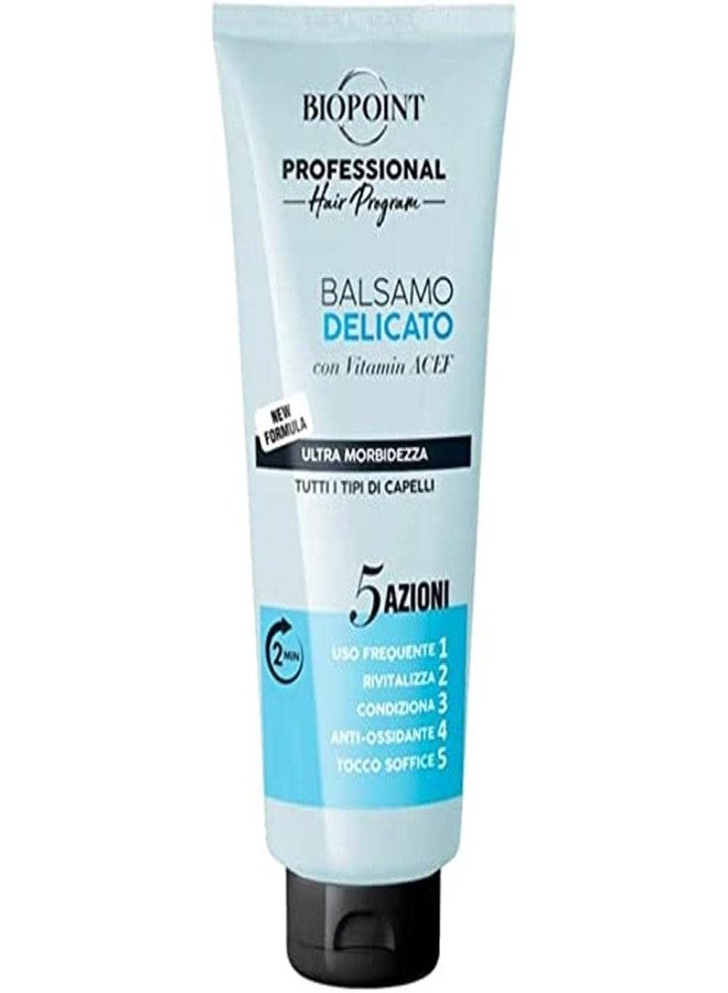 BIOPOINT Balsamo Capelli Delicato Con Vitamina ACEF Uso Frequente 350 مل