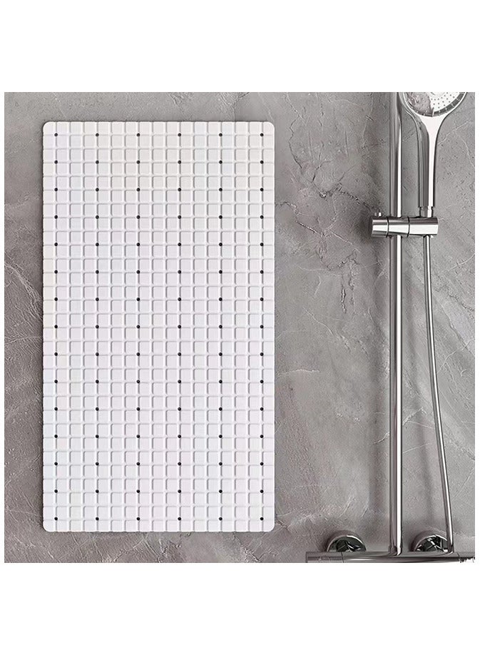 Shower Mat Non Slip Bath Mat with Suction Cups and Drain Holes - Image 2