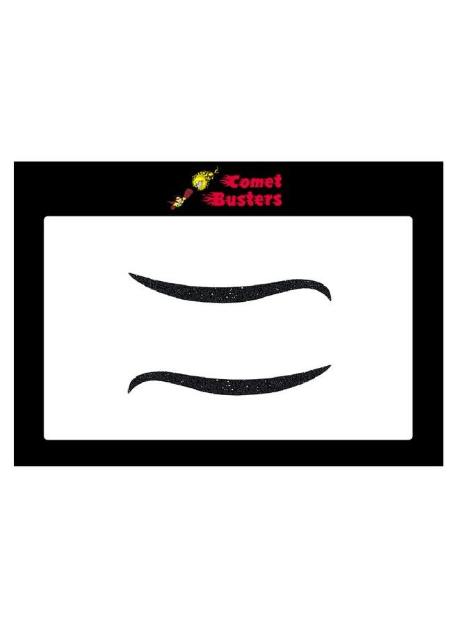 Comet Busters Glitter Black Eyeliner Stickers (Eye084) - Image 3