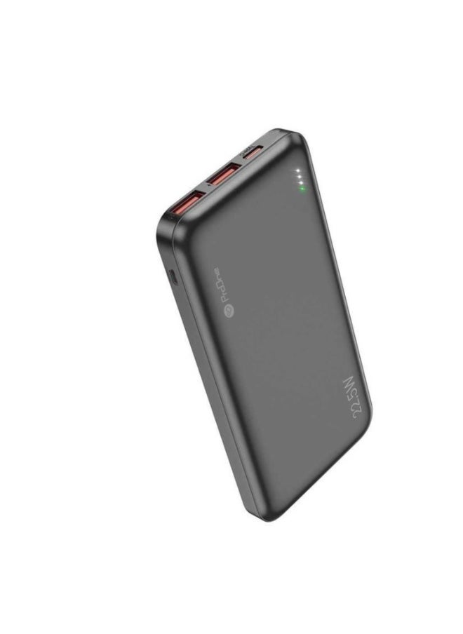 ProOne ProOne PPB5115 10000mAh Portable Power Bank, 22.5W Fast Charging with USB-A & USB-C Ports, Slim Polymer Battery with Micro Input  - Image 5