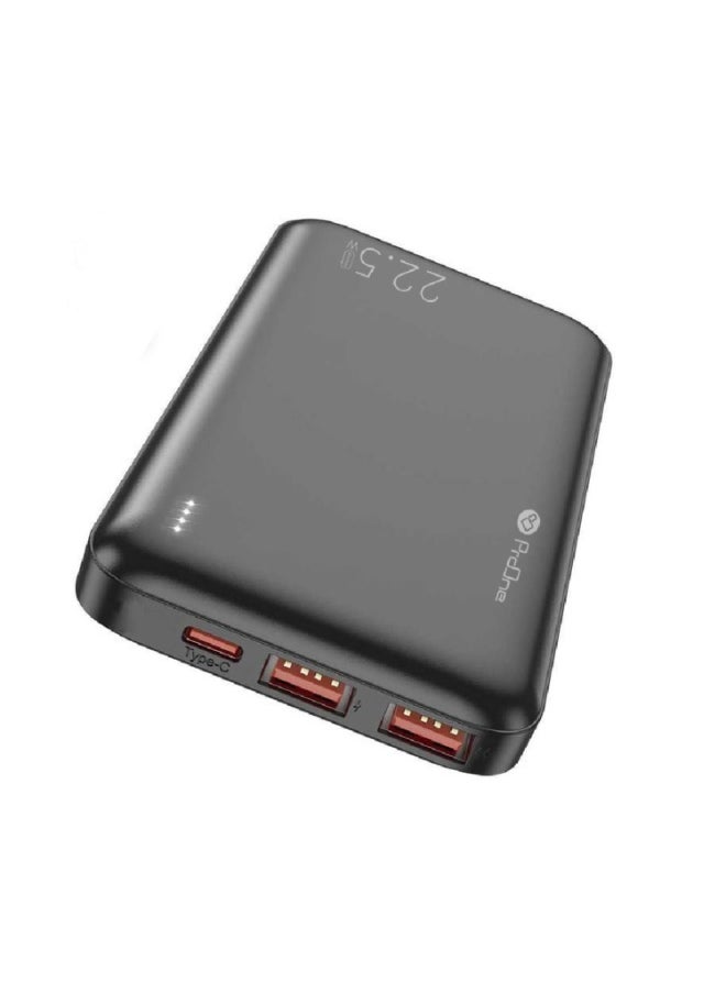 ProOne ProOne PPB5115 10000mAh Portable Power Bank, 22.5W Fast Charging with USB-A & USB-C Ports, Slim Polymer Battery with Micro Input  - Image 4