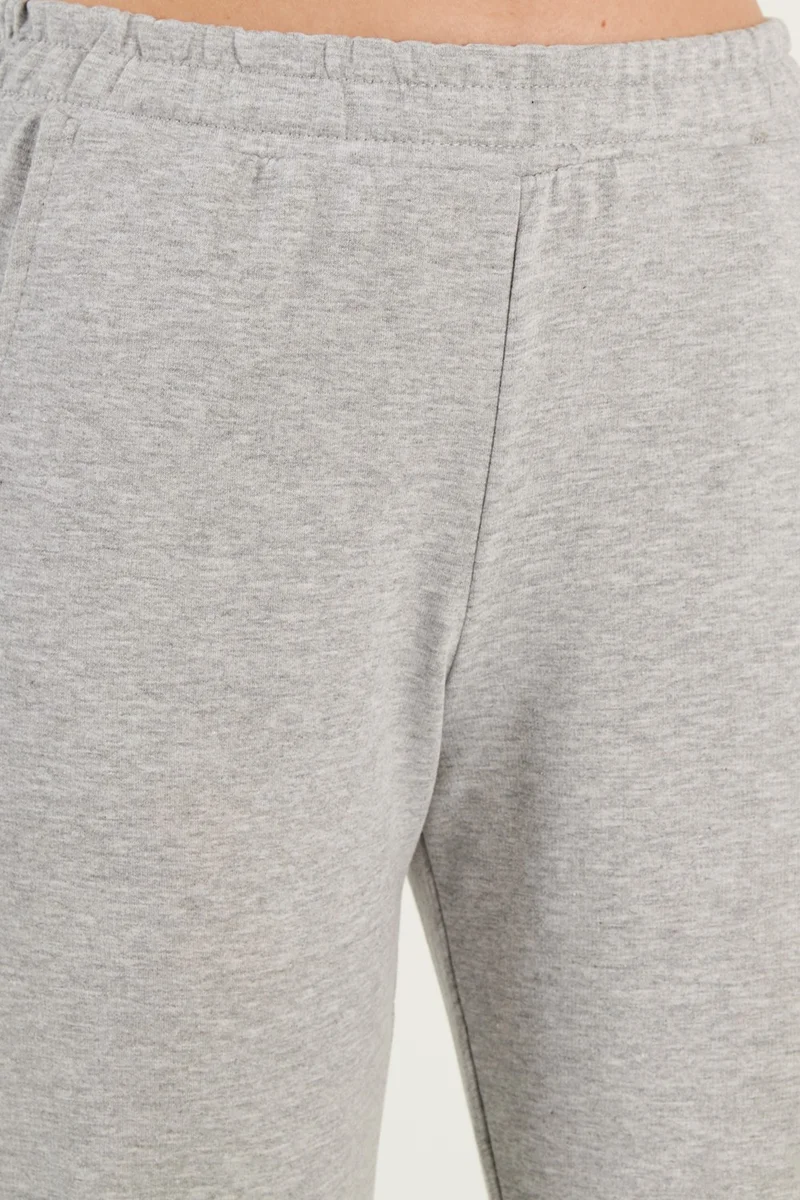 ليلا Cotton Regular Fit Pocket Sweatpants with Elastic Waist and Legs Women's Sweatpants 5865313
