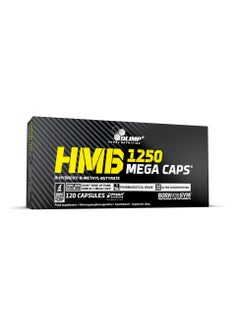 Olimp HMB 1250 Mega Caps, Pharmaceutical Grade, Ultra Concentrated, 120 Capsules  - Image 1