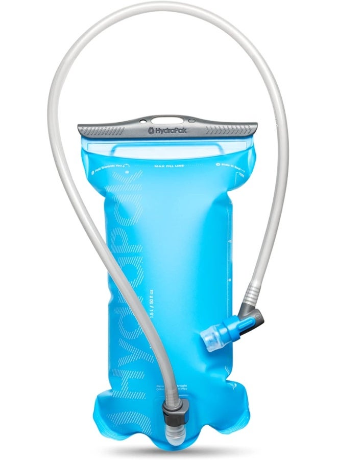 Hydrapak Velocity Hydration Reservoir - 1.5 Ltr - Malibu Blue (2019) - Image 5