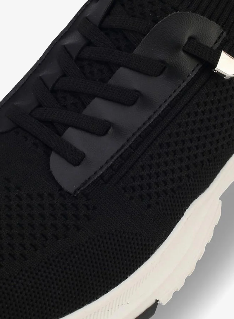LBL By Shoexpress BLACK Men Lace-Up Ankle Sneakers for Men | Best Price UAE