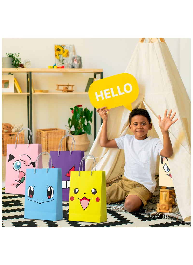 FRUITFUL PARTY Pikachu Party Bags, 24pcs Pokemon Gift Bags for Birthday Party Pikachu Goodie Bags Candy Bags for Pikachu Party Favors  - Image 4