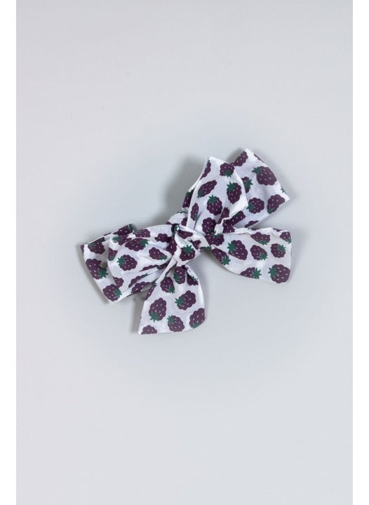Premium Ruffle Elastic Zebra Patterned Bandana