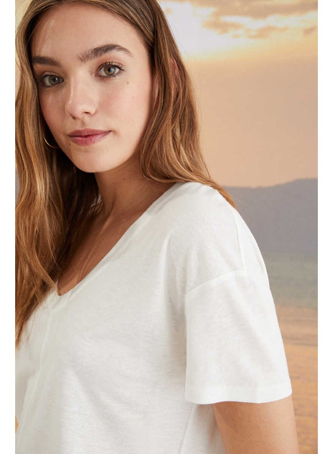 women'secret short sleeve t-shirt - Image 2