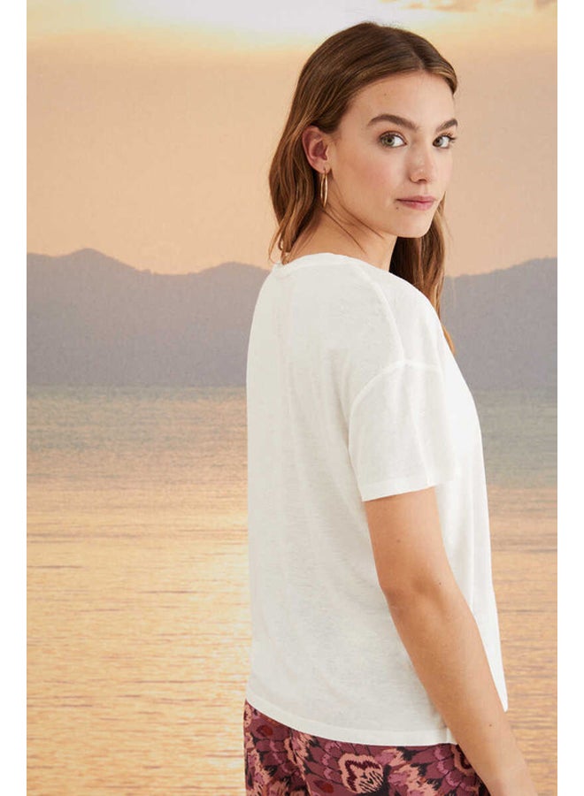 women'secret short sleeve t-shirt - Image 3