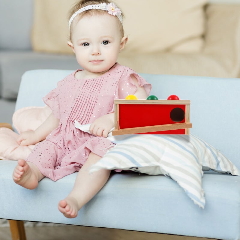 🧸 صندوق إسقاط كرات خشبي لتعزيز المهارات الحركية والتنسيق - Image 3