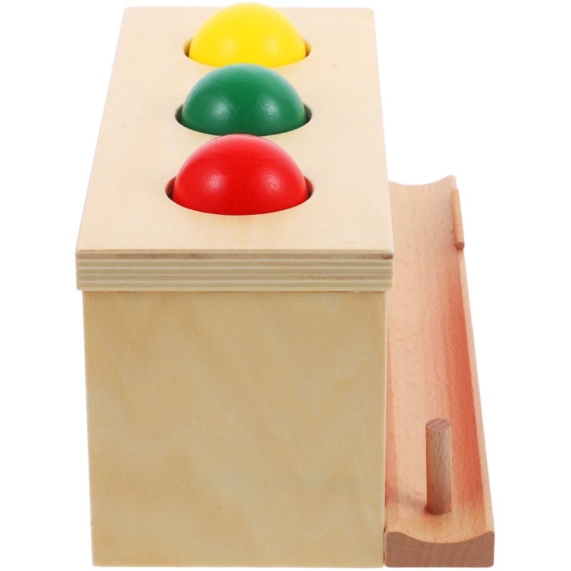 🧸 صندوق إسقاط كرات خشبي لتعزيز المهارات الحركية والتنسيق - Image 1