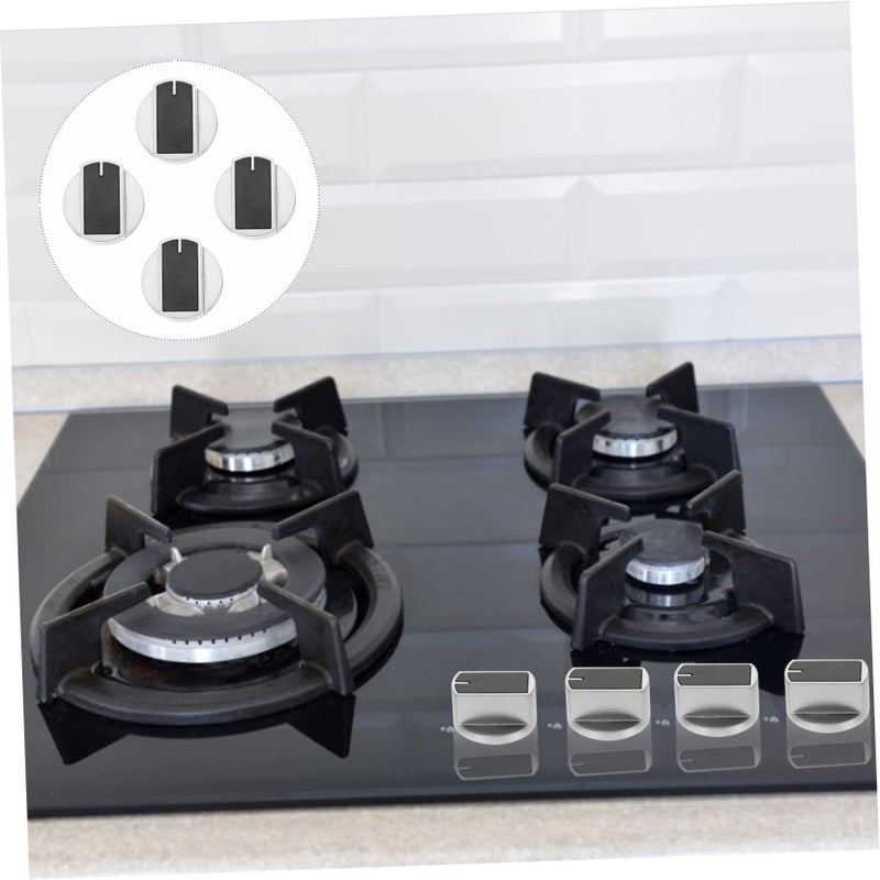 Metal Gas Stove Knobs 4 Pack Durable Replacement Easy Install Ergonomic - Image 4