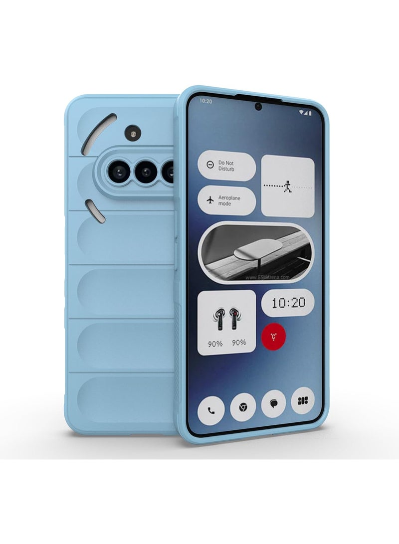 Premium Protection Back Silicone Case Compatible with Nothing Phone 3A Magic Shield Shockproof Case with Camera Protection (Baby blue) - Image 3