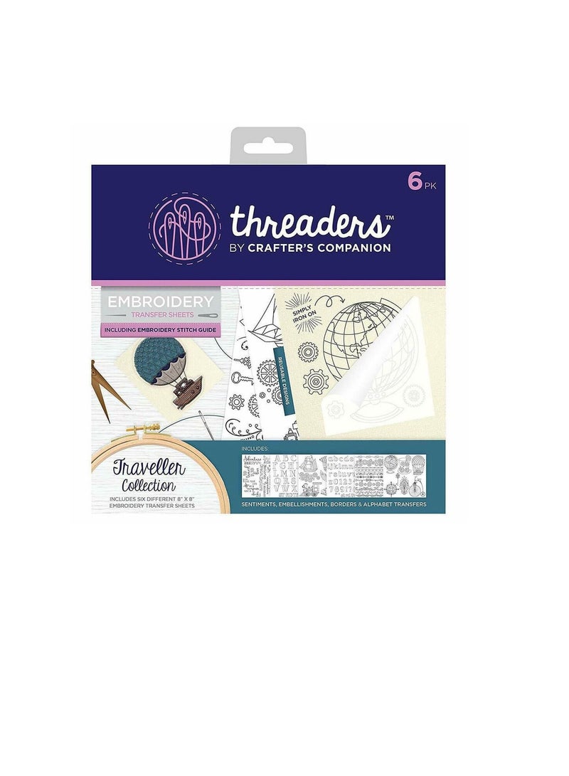 Crafter's Companion Embroidery Transfer Sheets Threaders - Image 3