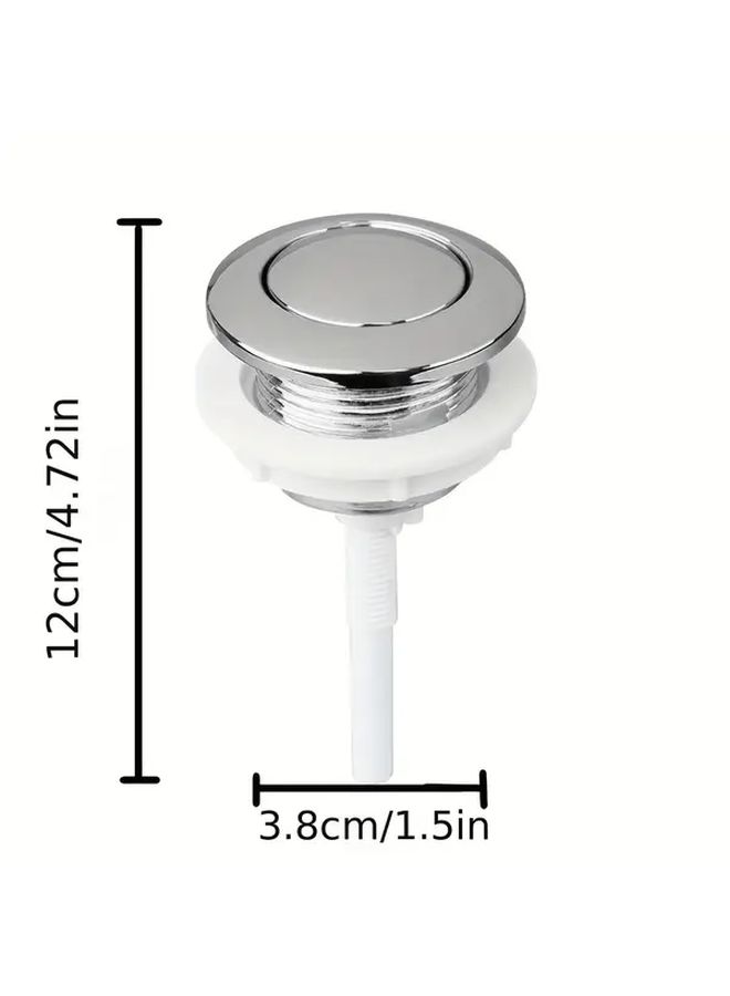 ABS Single Flush Button 1 Set Toilet Tank Push Button - Image 3