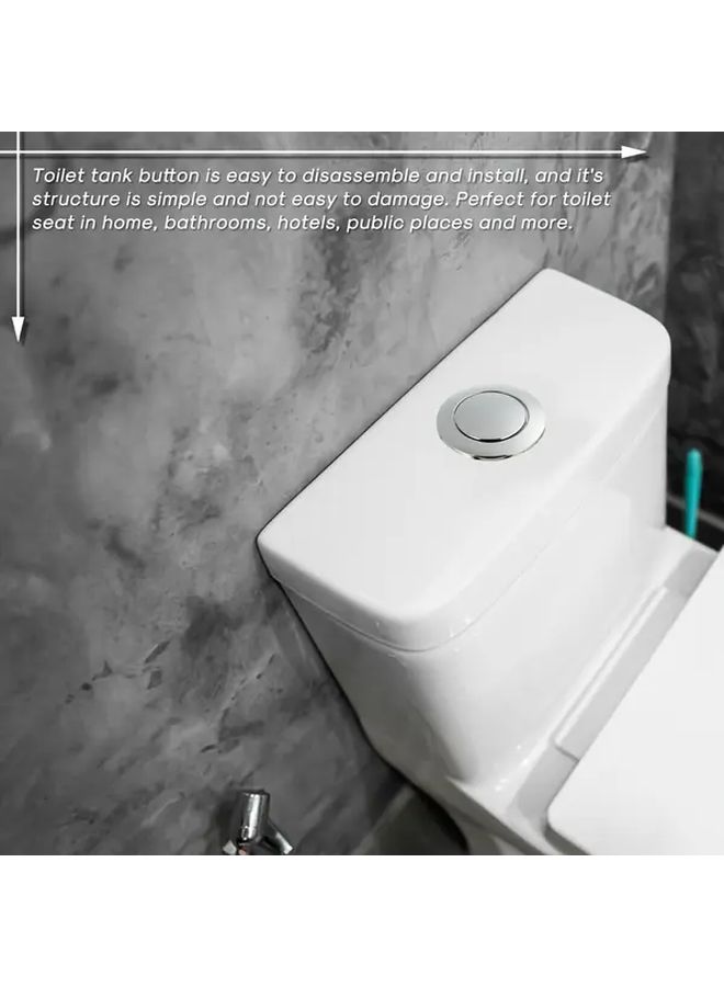 ABS Single Flush Button 1 Set Toilet Tank Push Button - Image 5