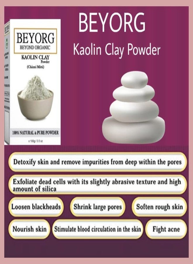 BEYORG Amla Fruit Powder & Kaolin Clay Powder Pure & Organic - 200g - Image 4