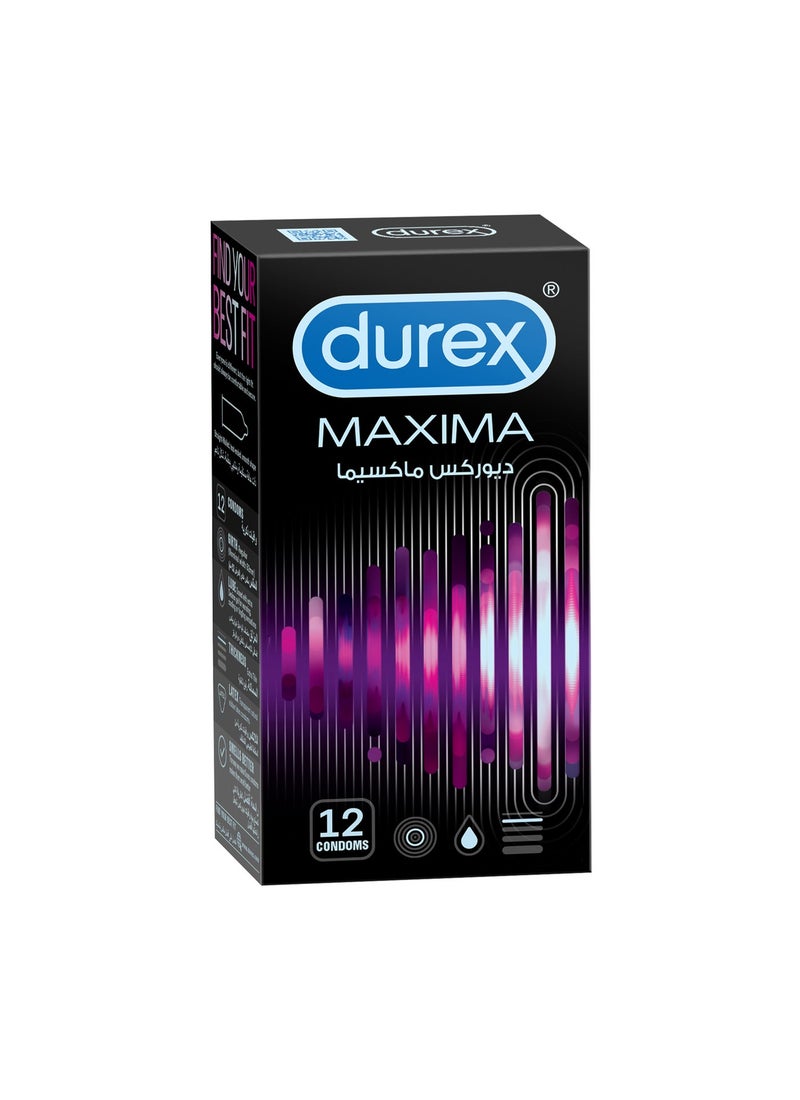 Durex 12-Piece Variety Flavoured Condoms For New Experiences Everyday & Invisible Extra Thin Condoms Pack Of 12 & Maxima Extra Thin Condoms 12 PiecesBundle - Image 4