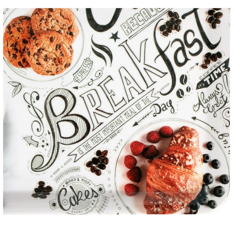 SUPERWARE | Food Grade Melamine | Serving Tray Set - Cafe (3 nos.) | Serveware, Tableware, Stain Free, Glazed Finish - Image 3