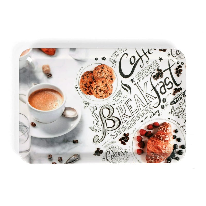 SUPERWARE | Food Grade Melamine | Serving Tray Set - Cafe (3 nos.) | Serveware, Tableware, Stain Free, Glazed Finish - Image 1