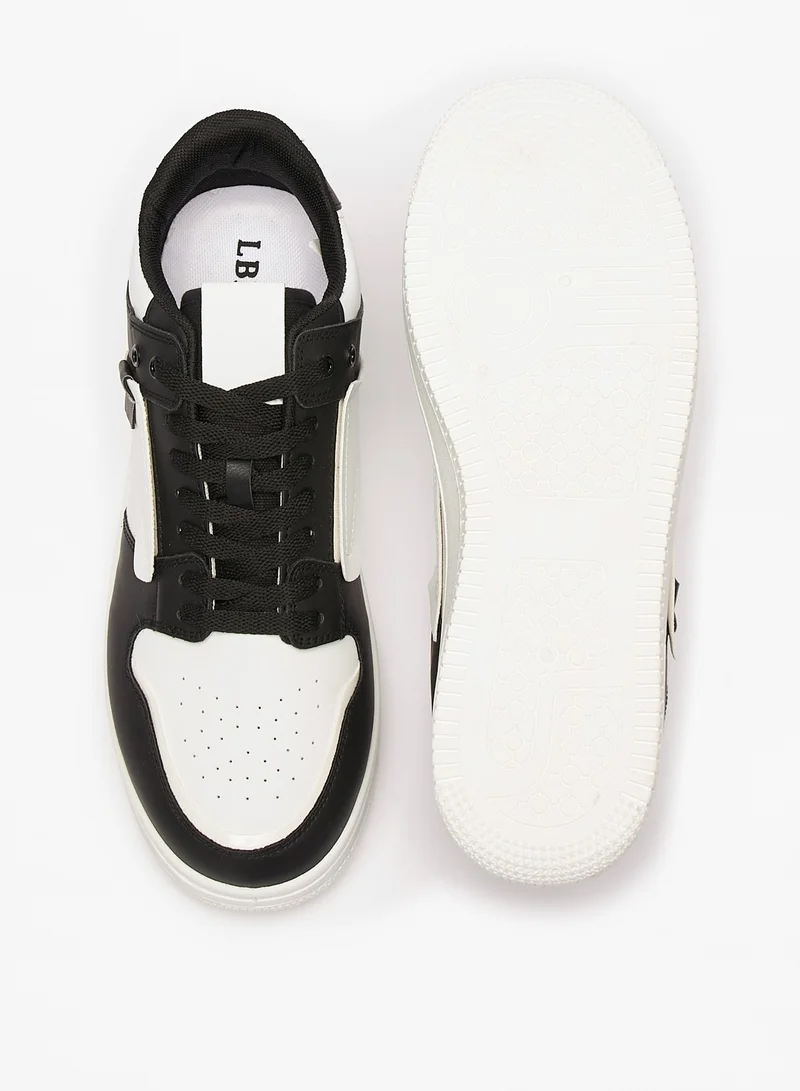 LBL by Shoexpress Mens Colourblock Lace-Up Casual Sneakers