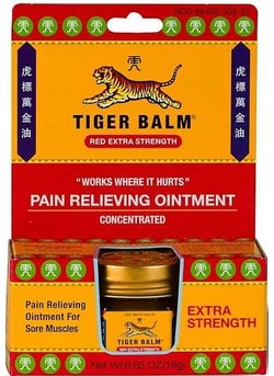 Tiger Balm Tiger Balm Red Extra Strength Ointment, 18 Gram - 6 per case. 