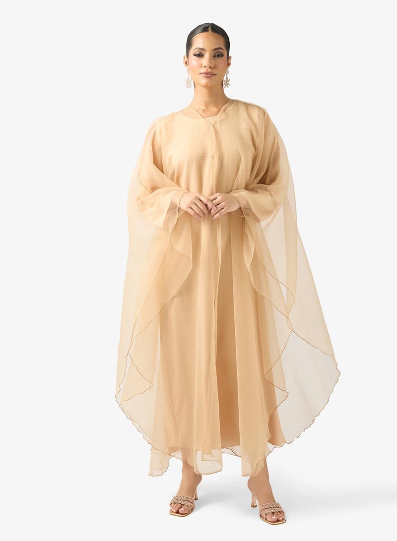 خزانة عباية شفافة مع شيلة - Image 1