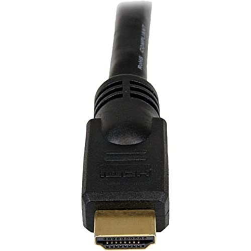StarTech.com 35 ft High Speed HDMI Cable – Ultra HD 4k x 2k HDMI Cable – HDMI to HDMI M/M - 35ft HDMI 1.4 Cable - Audio/Video Gold-Plated (HDMM35) Black - Image 2