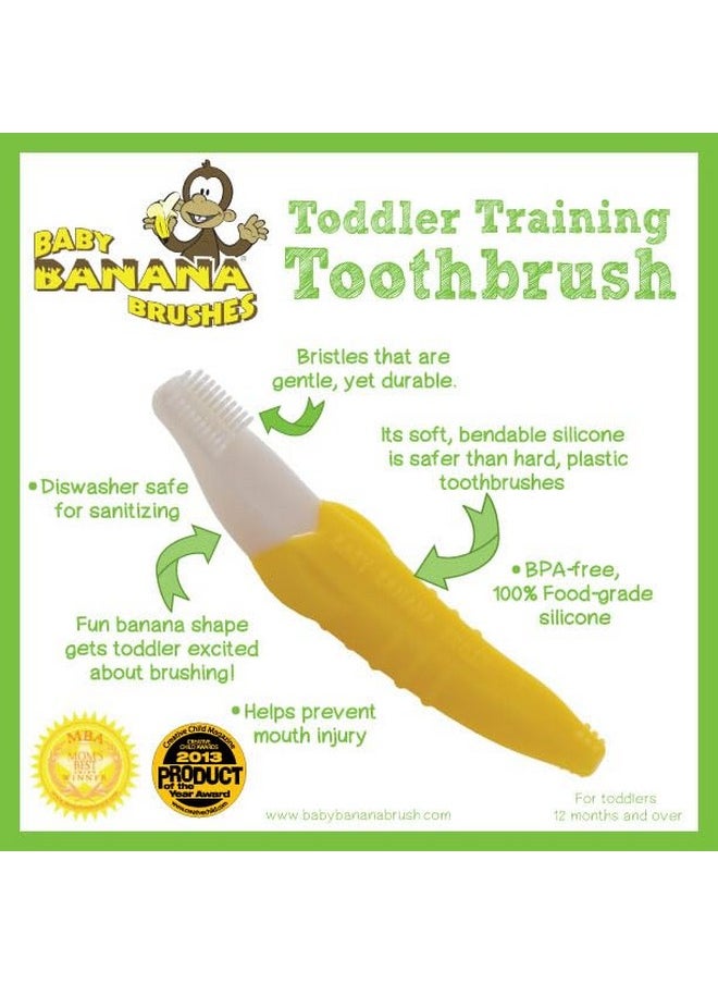 Baby Banana Baby Banana Bendable Training Toothbrush, Toddler  - Image 3