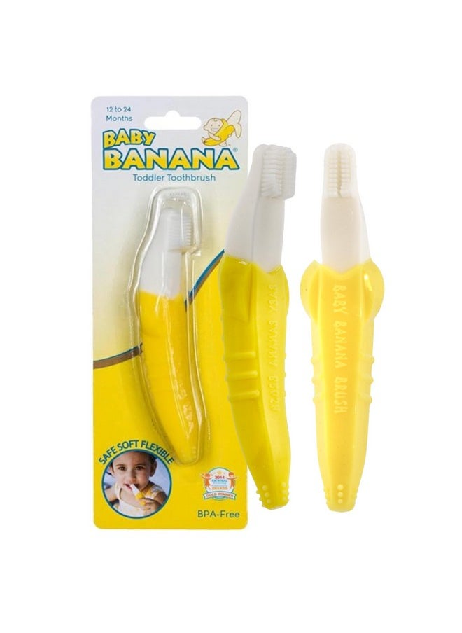 Baby Banana Baby Banana Bendable Training Toothbrush, Toddler  - Image 1