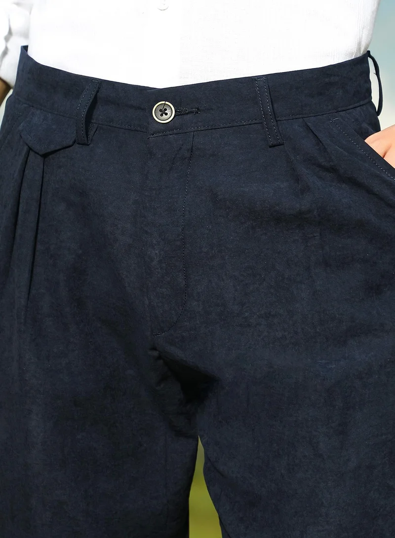 Campus Sutra  Lightweight - Velvique Tailored Trousers for Men | Best Price UAE