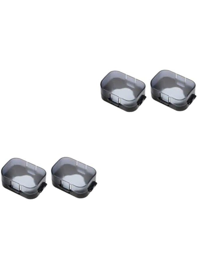 2 Pcs Safety Lock Cover Deadbolt Lock for Accessories Protection Door Knobs Stovetop Protector Childproof Corner Child Proof Door Lock Cover Outlet Child Safety Locks Abs  - Image 1