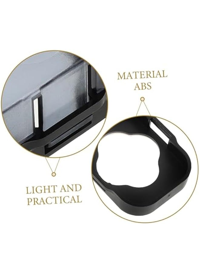 2 Pcs Safety Lock Cover Deadbolt Lock for Accessories Protection Door Knobs Stovetop Protector Childproof Corner Child Proof Door Lock Cover Outlet Child Safety Locks Abs  - Image 2
