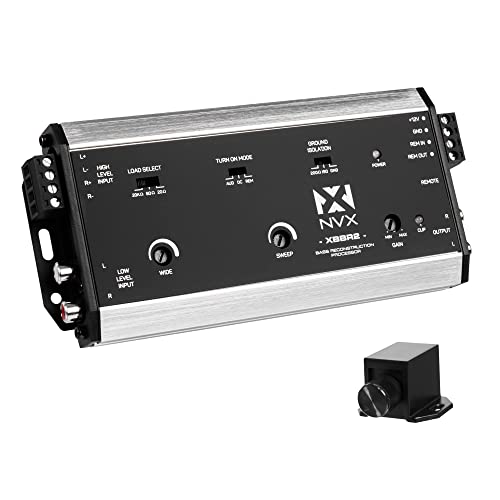 NVX XBBR2 سلسلة X معالج استعادة الجهير ثنائي القناة ومحول خرج خطي مع مطابقة المقاومة وتحكم عن بعد في مستوى الصوت - Image 1