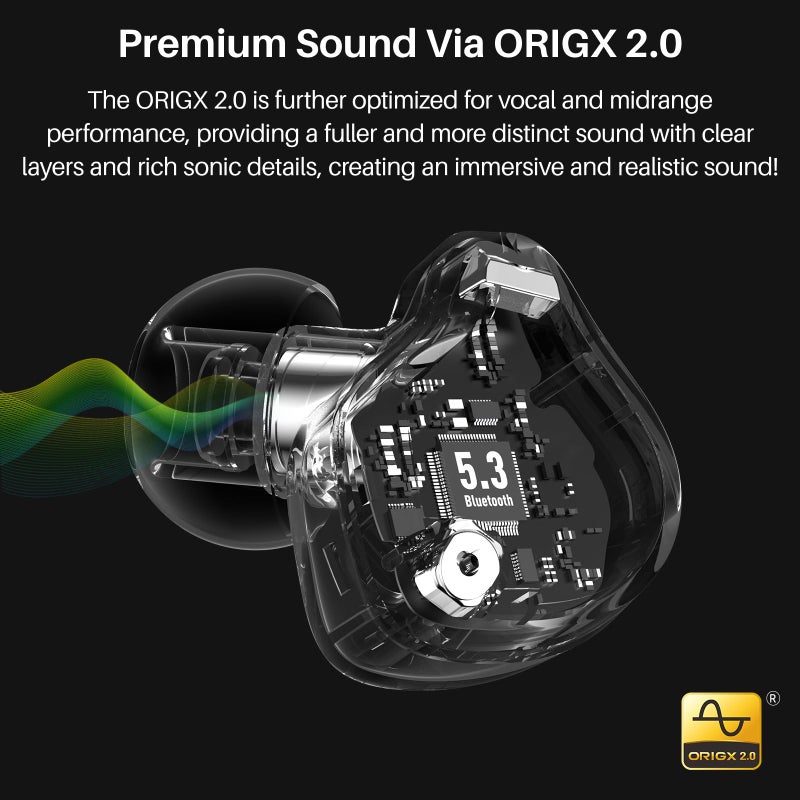 TOZO T18 Wireless Earbuds Bluetooth Headphones 5.3, IPX8 Waterproof Ear Buds, 4 Mic Clear Call Long Playtime with LED Digital Display Charging Case, Stereo Bass Sound 32 Customized EQ via APP - Image 4