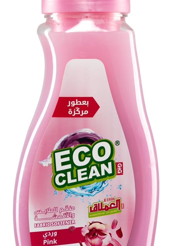 Eco Clean Pink Fabric Softener - 750ml - Image 1