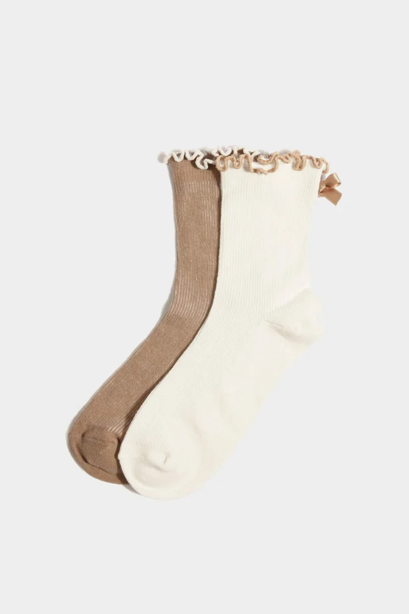 Woman 2 piece Cotton Short Sockss