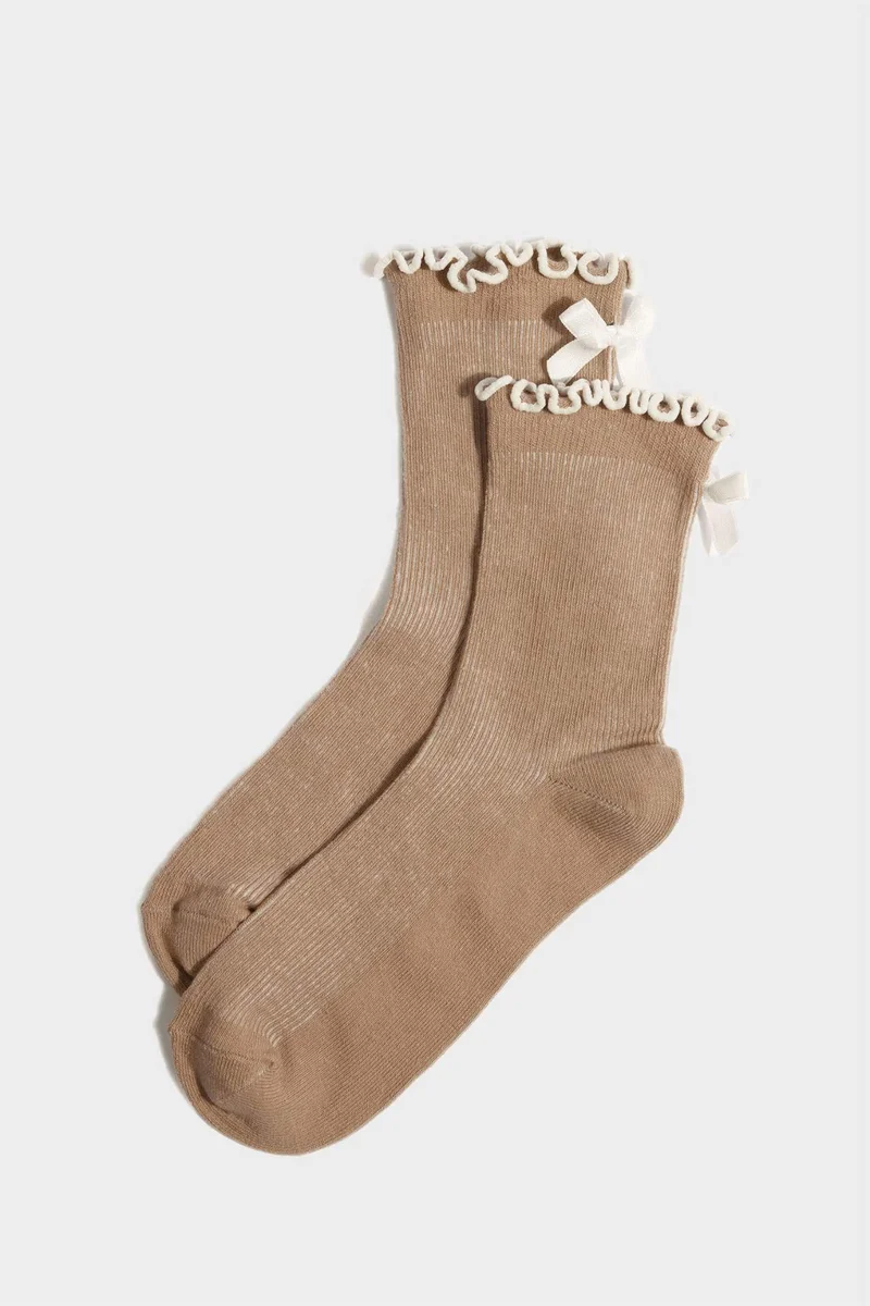 Defacto  Woman 2 piece Cotton Short Sockss for Women | Best Price UAE