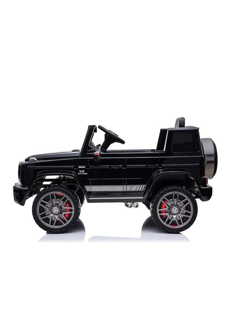 Mercedes Mercedes-Benz AMG G63 Ride-On Car for Kids | Electric Ride-On Vehicle with Remote Control, LED Lights, USB Music Player & Realistic Design | 12V Battery-Powered Kids Car (Black) - Image 3