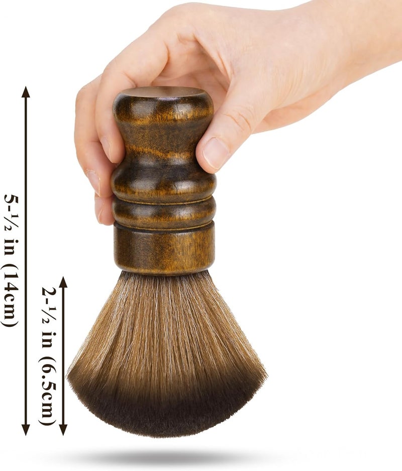 NiHome Vinyl Record Cleaning Brush, Anti-Static Soft LP Record Cleaner, Vinyl Dust Remover Brush with Ultra-Fine Fiber Bristles, Safe for Vinyl LP CD Album Care, Retro Design with Beech Wood Handle Tight fitted parts - Image 2