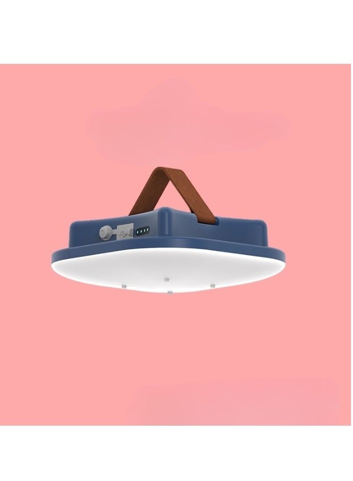 Loquat LED Camping Lantern, Portable Rechargeable Camping Strong Light, Waterproof Magnet Zoom Outdoor Torch, Durable High Brightness Tent Lantern For Outdoor Camping, (2pc, Blue) - Image 1