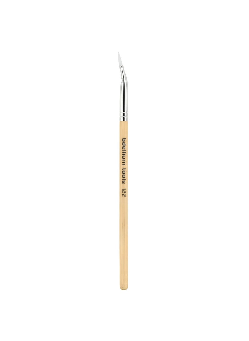 Bdellium Tools Bdellium Tools Professional Makeup Brush - Special FX Series 122 Bent Glue - With Soft Synthetic Fibers, For Smoothing Fine Details in Sculptures (Bamboo, 1pc) 